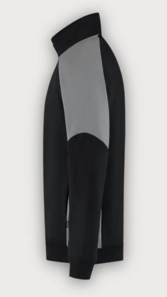 Tricorp Sweatjacke Bicolor Redefined, Black-Grey