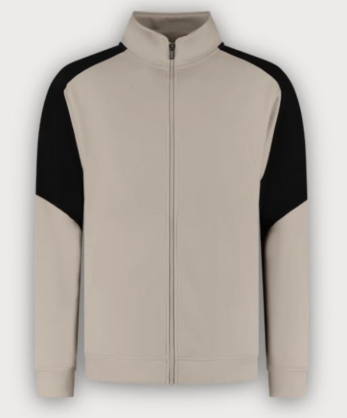 Tricorp Sweatjacke Bicolor Redefined, Sand-Black