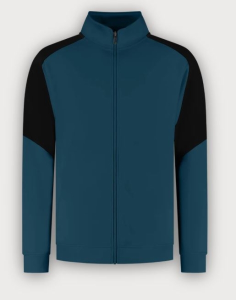 Tricorp Sweatjacke Bicolor Redefined, Teal-Black