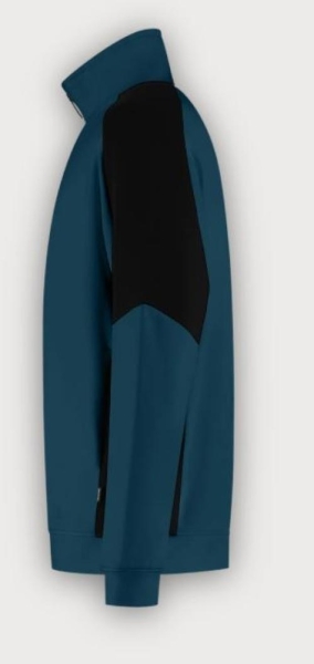 Tricorp Sweatjacke Bicolor Redefined, Teal-Black
