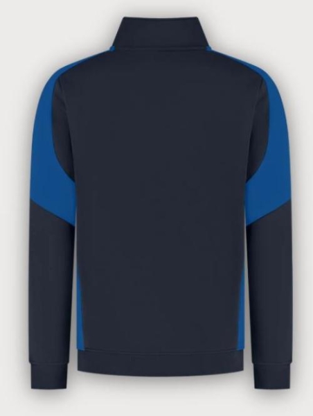 Tricorp 1/4 Zip Sweatshirt Bicolor Redefined, Ink-Royal Blue