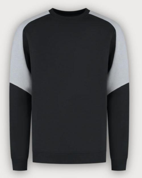 Tricorp Sweatshirt Bicolor Redefined, Black-Grey