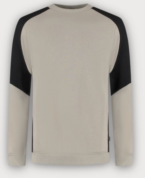 Tricorp Sweatshirt Bicolor Redefined, Sand-Black