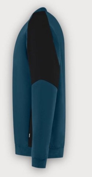Tricorp Sweatshirt Bicolor Redefined, Teal Black