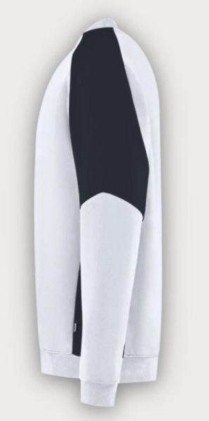 Tricorp Sweatshirt Bicolor Redefined, White-Anthracite