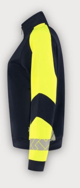Tricorp Warnschutz Sweatjacke Reflective Redefined Damen, Ink-Fluor Yellow