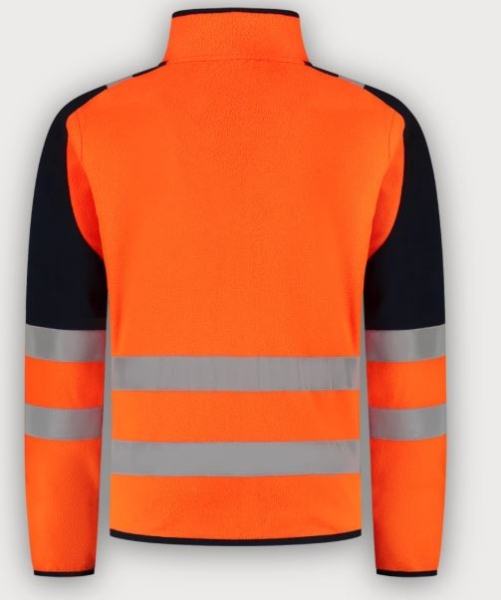 Tricorp Warnschutz Fleecejacke High Vis Redefined, Fluor Orange-Ink