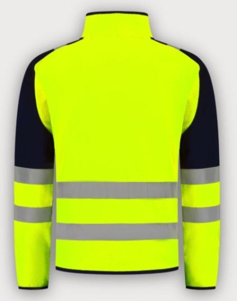 Tricorp Warnschutz Fleecejacke High Vis Redefined, Fluor Yellow-Ink