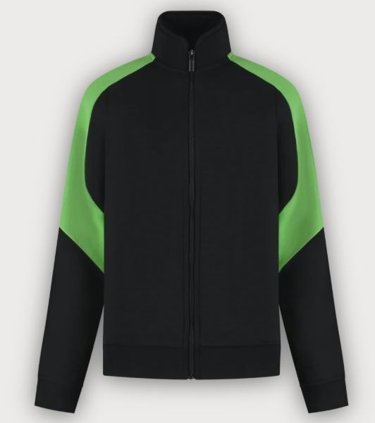 Tricorp Sweatjacke Bicolor Redefined Damen, Black-Lime