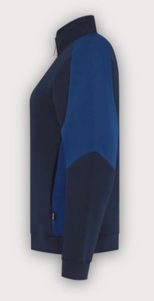 Tricorp Sweatjacke Bicolor Redefined Damen, Ink-Royal Blue