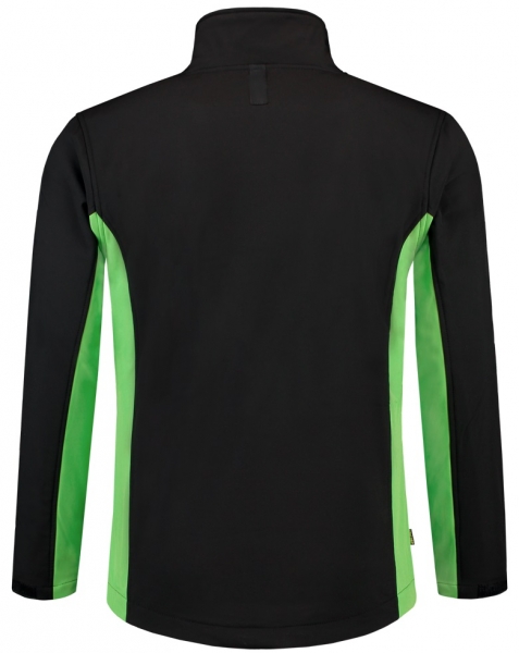 TRICORP-Softshell-Arbeits-Berufs-Jacke, Bicolor, 340 g/m, black-lime