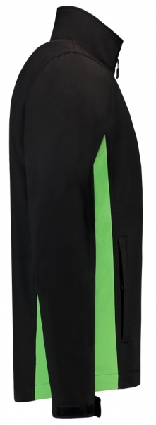 TRICORP-Softshell-Arbeits-Berufs-Jacke, Bicolor, 340 g/m, black-lime