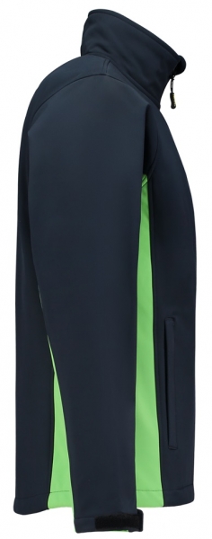 TRICORP-Softshell-Arbeits-Berufs-Jacke, Bicolor, 340 g/m, navy-lime