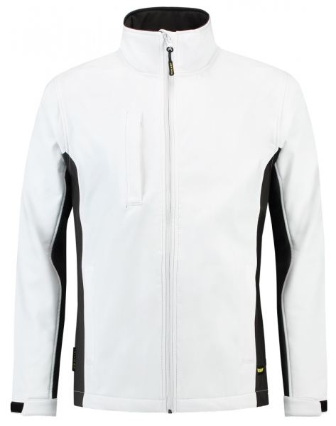 TRICORP-Softshell-Arbeits-Berufs-Jacke, Bicolor, 340 g/m, white-darkgrey