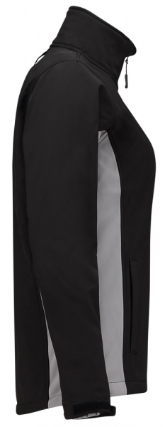 TRICORP-Damen-Softshell-Arbeits-Berufs-Jacke, Bicolor, 340 g/m, black-grey