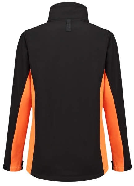 TRICORP-Damen-Softshell-Arbeits-Berufs-Jacke, Bicolor, 340 g/m, black-orange