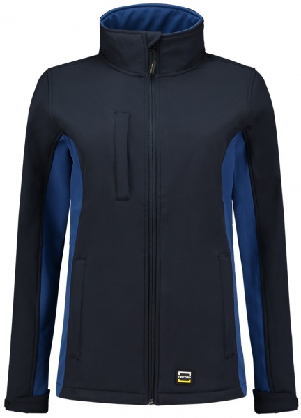 TRICORP-Damen-Softshell-Arbeits-Berufs-Jacke, Bicolor, 340 g/m, navy-royalblue