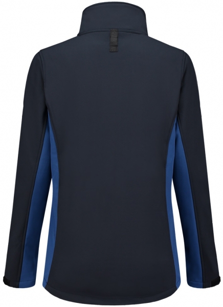 TRICORP-Damen-Softshell-Arbeits-Berufs-Jacke, Bicolor, 340 g/m, navy-royalblue