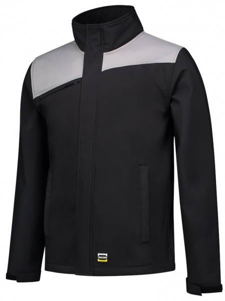 TRICORP-Softshell-Arbeits-Berufs-Jacke, Bicolor, Basic Fit, 340 g/m, black-grey