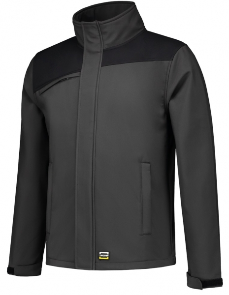 TRICORP-Softshell-Arbeits-Berufs-Jacke, Bicolor, Basic Fit, 340 g/m, darkgrey-black