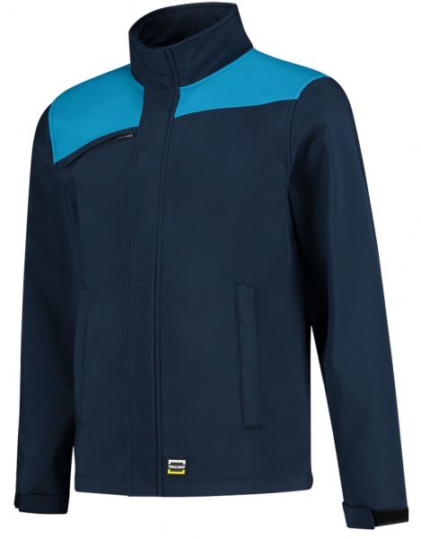 TRICORP-Softshell-Arbeits-Berufs-Jacke, Bicolor, Basic Fit, 340 g/m, ink-turquoise