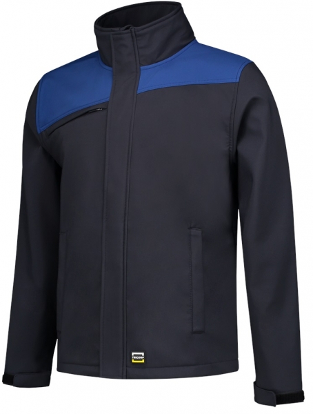 TRICORP-Softshell-Arbeits-Berufs-Jacke, Bicolor, Basic Fit, 340 g/m, navy-royalblue