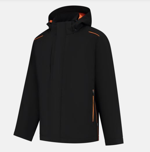 TRICORP-Winter-Tech-Shell Accent, black/orange