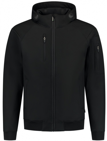 TRICORP-Softshelljacke mit Kapuze, Bomber, RE2050, black