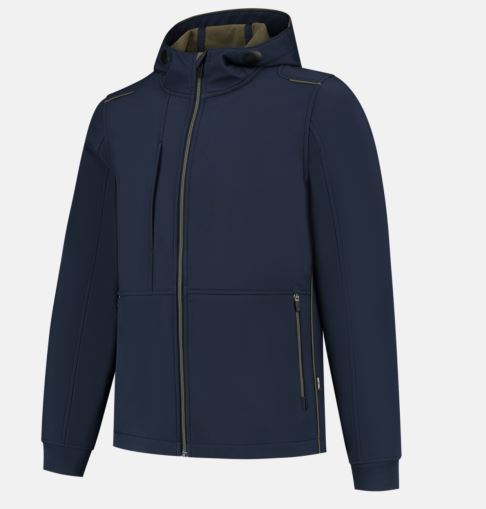 TRICORP-Softshelljacke mit Kapuze, Accent, ink/army