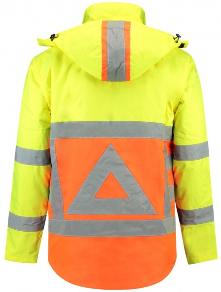 TRICORP-Warn-Schutz-Parka fr Verkehrsregler, 200 g/m, warnorange/warngelb