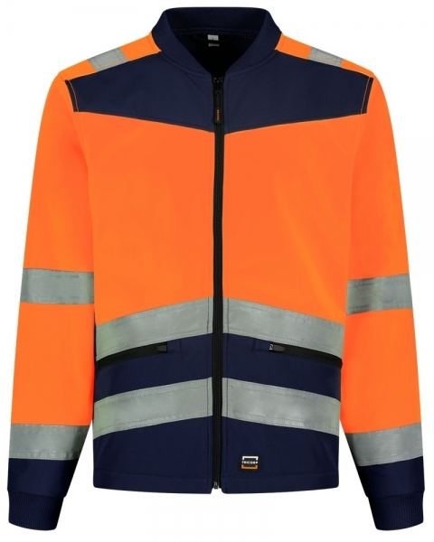 TRICORP-Warnschutz-Softshell-Jacke, Bicolor, 300 g/m, orange-ink