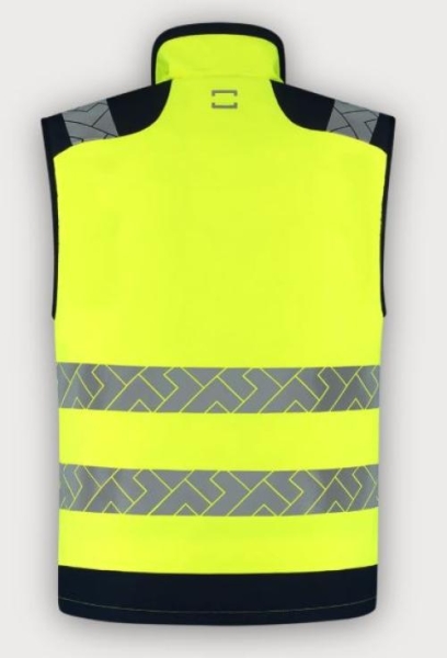 Tricorp Warnschutz Weste Bodywarmer High Vis Redefined, Fluor Yellow-Ink
