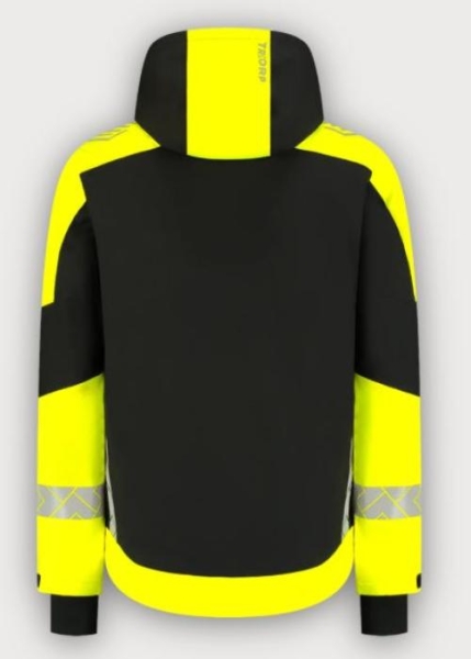 Tricorp Warnschutz Winterjacke Ripstop Reflective Redefined, Black-Fluor Yellow