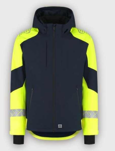Tricorp Warnschutz Winterjacke Ripstop Reflective Redefined, Ink-Fluor Yellow