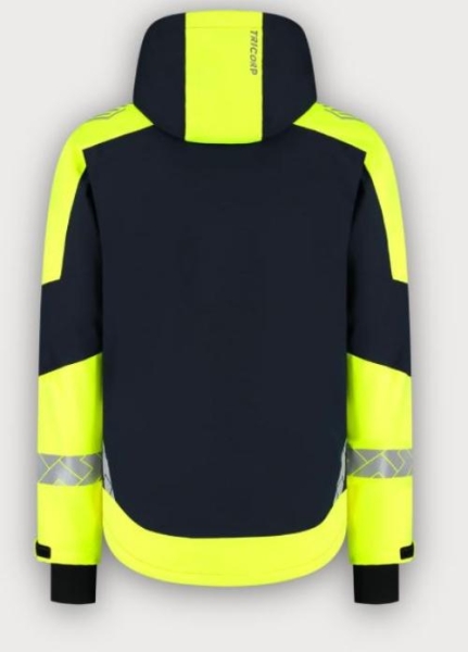 Tricorp Warnschutz Winterjacke Ripstop Reflective Redefined, Ink-Fluor Yellow
