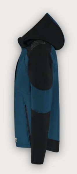 Tricorp Softshelljacke Kapuze Bicolor Redefined, Teal-Black