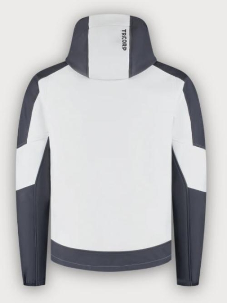 Tricorp Softshelljacke Kapuze Bicolor Redefined, White-Anthracite