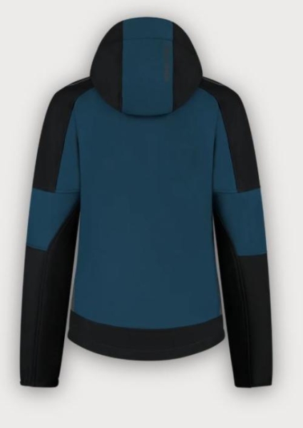 Tricorp Softshelljacke Kapuze Bicolor Redefined Damen, Teal-Black