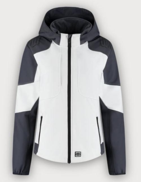 Tricorp Softshelljacke Kapuze Bicolor Redefined Damen, White-Anthracite
