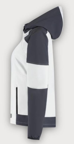 Tricorp Softshelljacke Kapuze Bicolor Redefined Damen, White-Anthracite