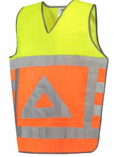 TRICORP-Warn-Schutz-Weste Verkehrsregler, Basic Fit, 120 g/m, fluor orange-yellow