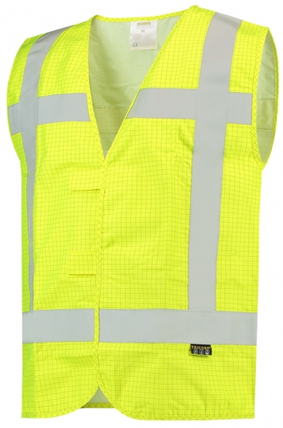 TRICORP-Warn-Schutz-Weste, RWS Flammschutz, antistatisch, Basic Fit, 200 g/m, yellow