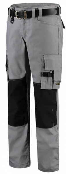 TRICORP-Arbeits-Berufs-Bund-Hose, Canvas Cordura-Besatz, Basic-Fit, 300 g/m, grey-black