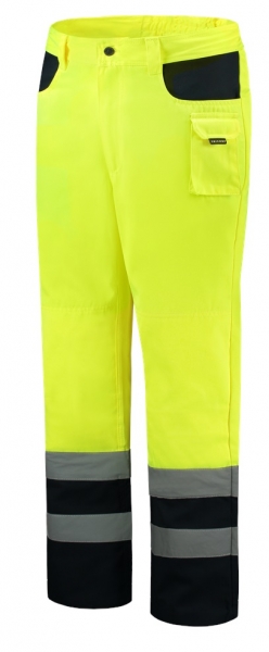 TRICORP-Arbeits-Berufs-Bund-Hose, EN ISO 20471, Bicolor, Basic Fit, 280 g/m, fluor yellow-navy