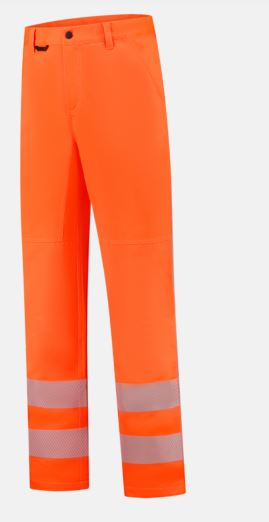 TRICORP-Arbeitshose Twill Stretch Revisible, fluororange