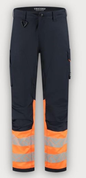 Tricorp Warnschutz Arbeitshose 2-Way Stretch High Vis Redefined, Ink-Fluor Orange
