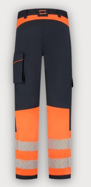 Tricorp Warnschutz Arbeitshose 2-Way Stretch High Vis Redefined, Ink-Fluor Orange
