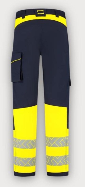 Tricorp Warnschutz Arbeitshose 2-Way Stretch High Vis Redefined, Ink-Fluor yellow