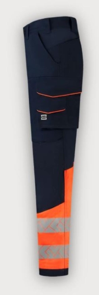 Tricorp Warnschutz Arbeitshose Funktionelle Stretch High Vis Redefined, Ink-Fluor Orange