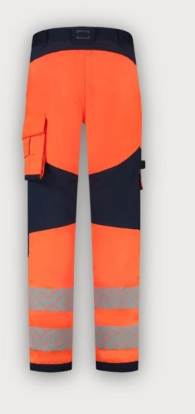 Tricorp Arbeitshose Funktionelle Stretch High Vis Redefined Knieverst�rkung, Fluor Orange-Ink